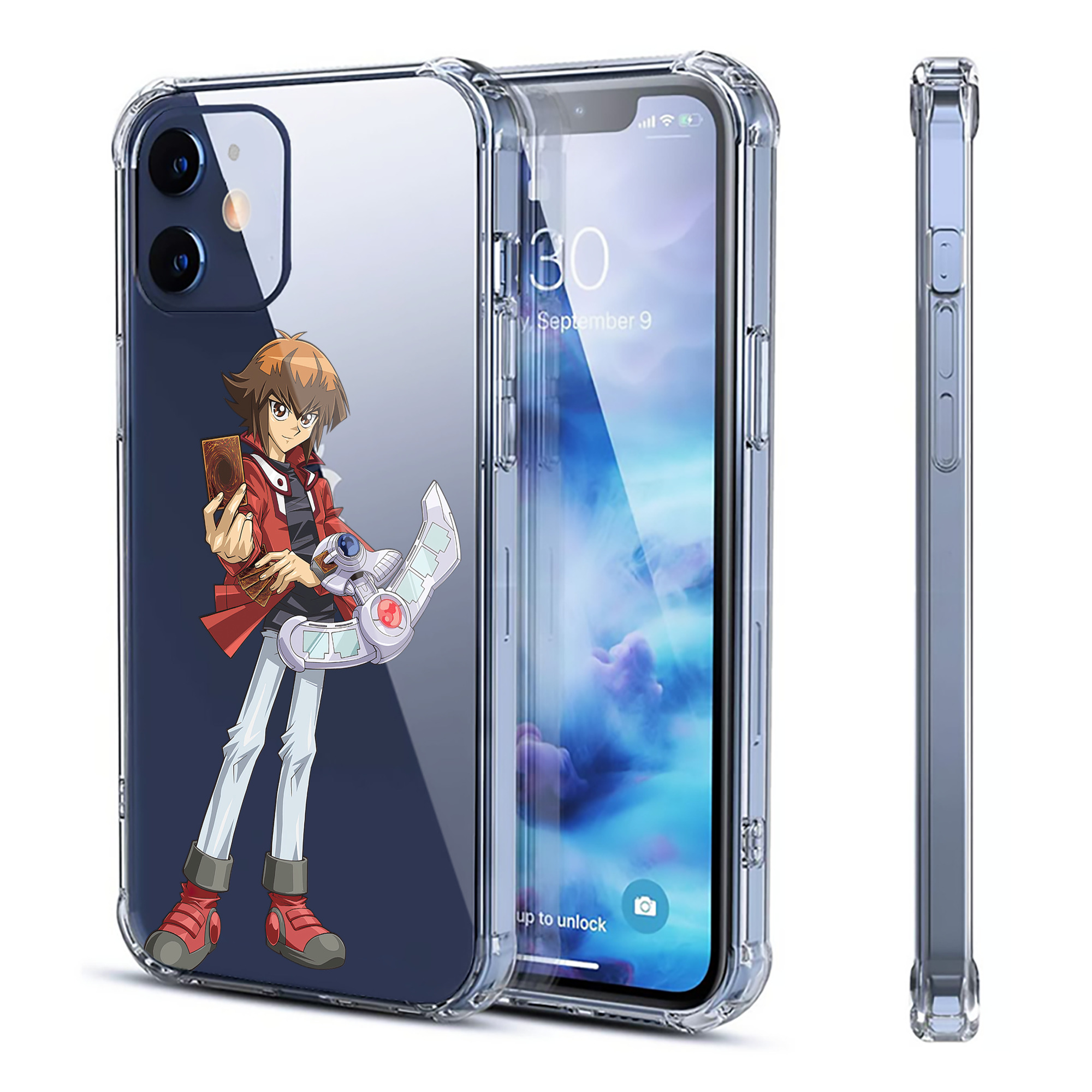 （画像用） 遊☆戯☆王 Yu-Gi-Oh! 【iPhone 12シリーズ対応】透明スマホケース（クリアソフトケース）